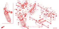 AMORTISSEUR ARRIERE pour Honda AFRICA TWIN 1100 DCT ADVENTURE SPORT LOWER de 2020