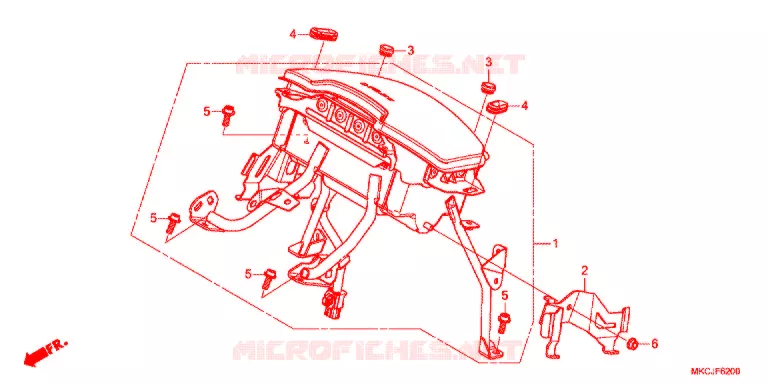 MODULE AIRBAG Honda MOTO 1800 GOLD-WING 2020  GL1800DAL_J
