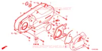 COUVERCLE GAUCHE pour Honda LEAD 125 de 2020