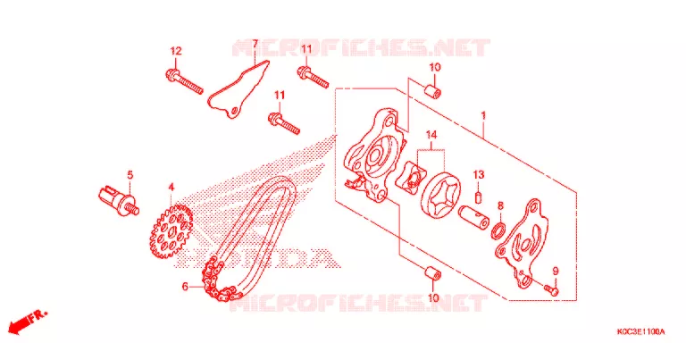 POMPE A HUILE Honda SCOOTER 250 FORZA 2020  NSS250AL