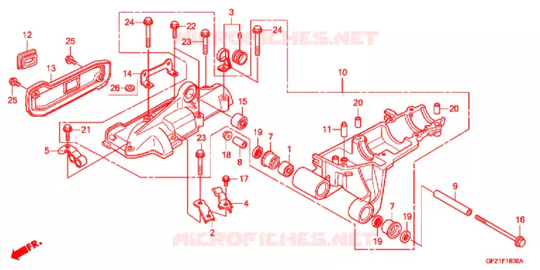 CARTER ORIENTABLE Honda SCOOTER 50 GYRO 2021  TC50J