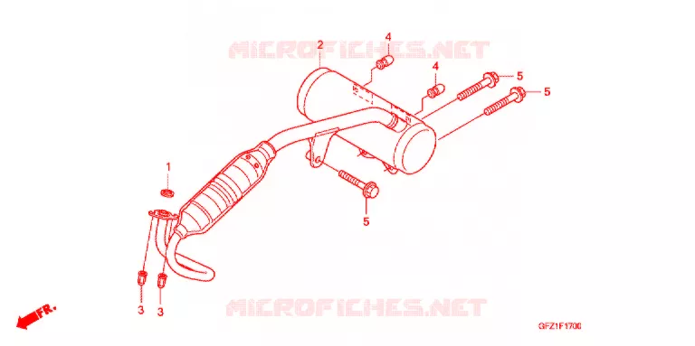 SILENCIEUX D'ECHAPPEMENT Honda SCOOTER 50 GYRO 2019  TC50J