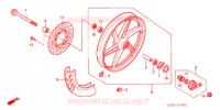 ROUE AVANT pour Honda CBR 125 de 2005