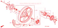 ROUE ARRIERE pour Honda CBR 125 de 2005