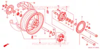 ROUE ARRIERE pour Honda CBR 600 RR de 2003