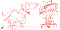 SELLE pour Honda CBR 1000 RR FIREBLADE REPSOL de 2011