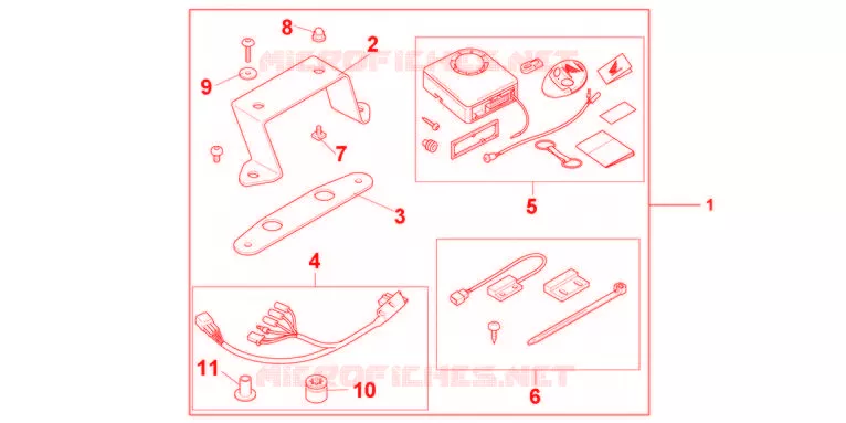 ALARME Honda MOTO 600 HORNET 2011  CB600FB
