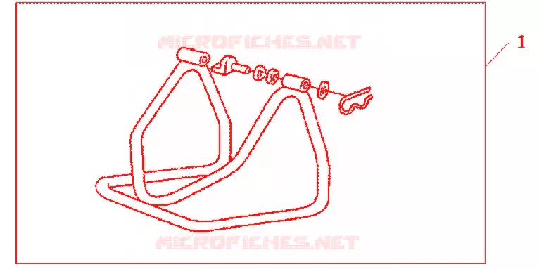 BEQUILLE DE STAND Honda MOTO 600 HORNET 2011  CB600FB