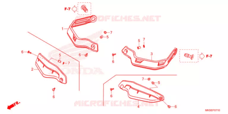 PROTEGES MAINS Honda MOTO 1100 AFRICA-TWIN 2021  CRF1100A2M