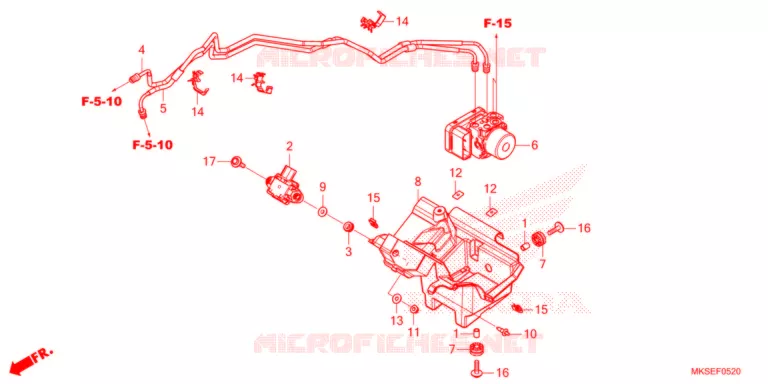 MODULATEUR ABS Honda MOTO 1100 AFRICA-TWIN 2021  CRF1100AM