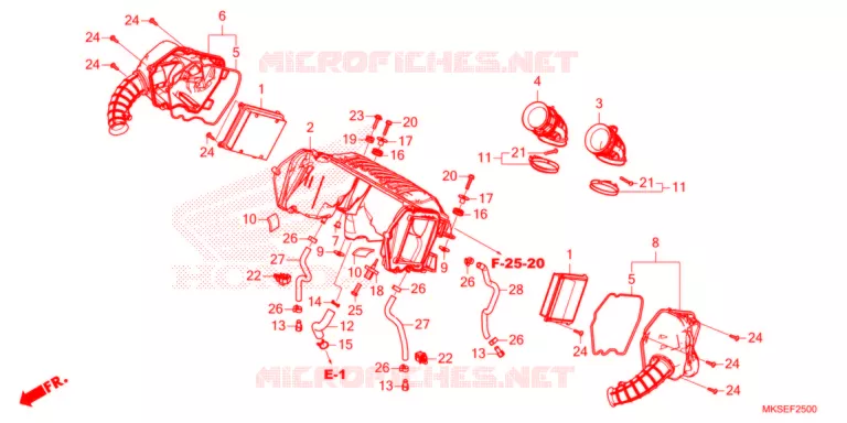 FILTRE A AIR Honda MOTO 1100 AFRICA-TWIN 2021  CRF1100AM