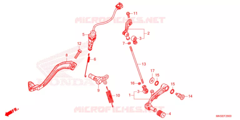 PEDALE Honda MOTO 1100 AFRICA-TWIN 2021  CRF1100D2M