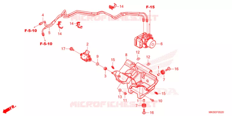 MODULATEUR ABS Honda MOTO 1100 AFRICA-TWIN 2021  CRF1100D4M