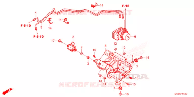 MODULATEUR ABS Honda MOTO 1100 AFRICA-TWIN 2021  CRF1100D4M