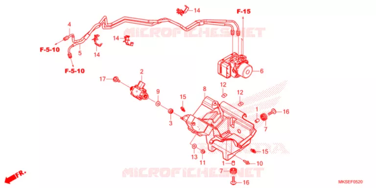 MODULATEUR ABS Honda MOTO 1100 AFRICA-TWIN 2021  CRF1100DM