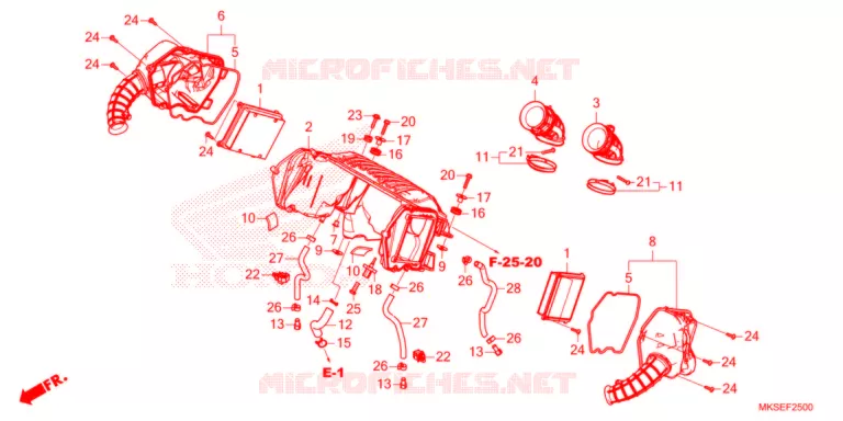FILTRE A AIR Honda MOTO 1100 AFRICA-TWIN 2021  CRF1100DM