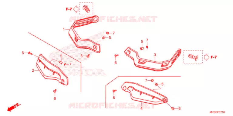 PROTEGES MAINS Honda MOTO 1100 AFRICA-TWIN 2021  CRF1100DL2M