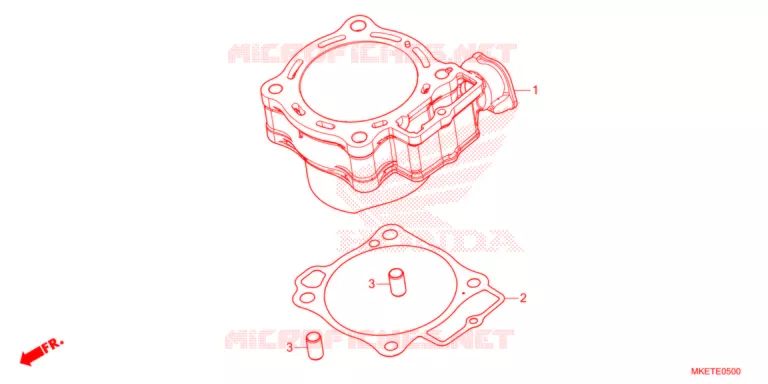 CYLINDRE Honda MOTO 450 CRF 2021  CRF450RLM