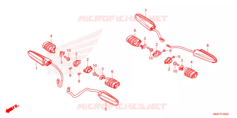 CLIGNOTANT Honda MOTO 450 CRF 2021  CRF450RLM