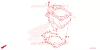CYLINDRE pour Honda FOURTRAX 420 RANCHER 4X4 AT DCT de 2021