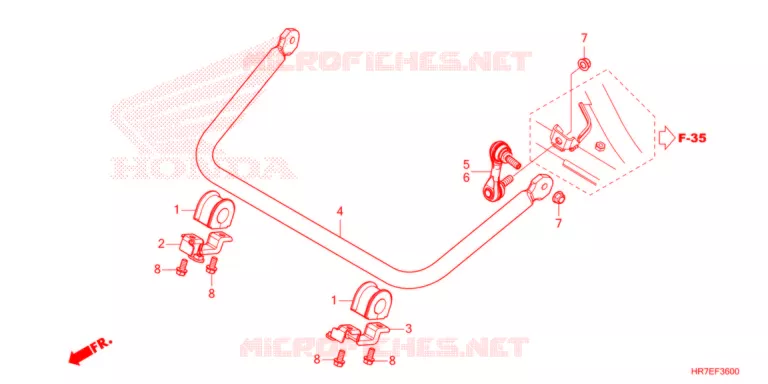 BARRE ANTI ROULIS Honda ATV 420 FOURTRAX 2021  TRX420FA6M