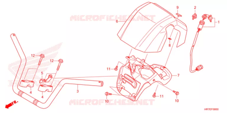 GUIDON Honda ATV 420 FOURTRAX 2021  TRX420FA6M