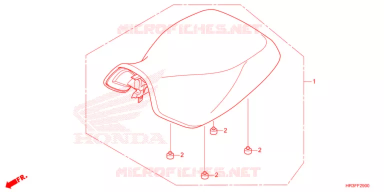 SELLE Honda ATV 420 FOURTRAX 2021  TRX420FE1M