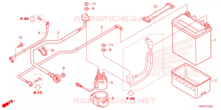 BATTERIE Honda ATV 420 FOURTRAX 2021  TRX420FM2M