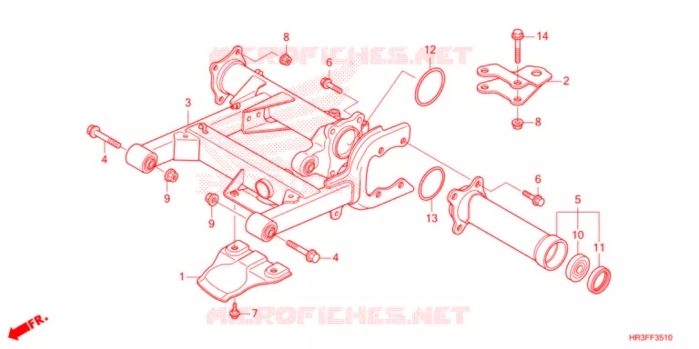 BRAS OSCILLANT Honda ATV 420 FOURTRAX 2021  TRX420FM2M