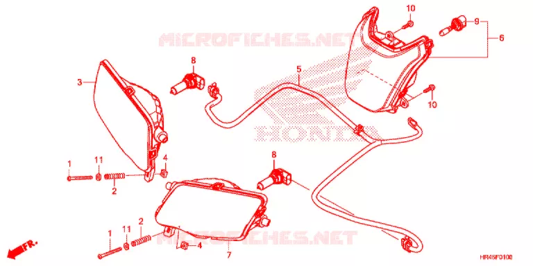 PHARE Honda ATV 520 FOURTRAX 2021  TRX520FM2M