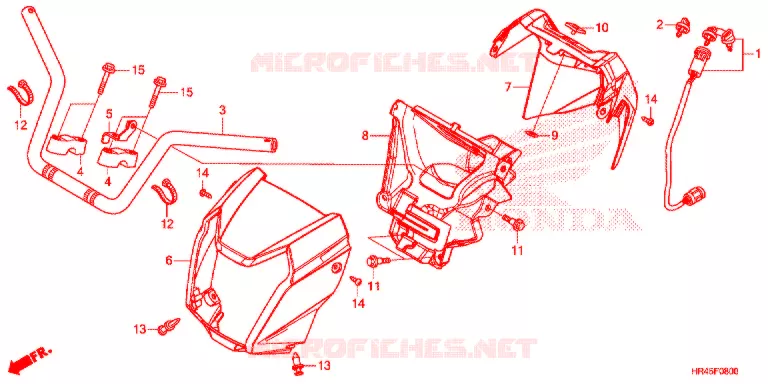 GUIDON Honda ATV 520 FOURTRAX 2021  TRX520FM2M