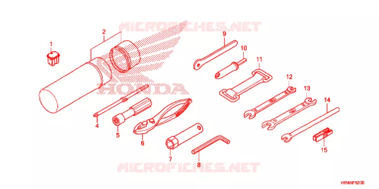 OUTIL Honda ATV 520 FOURTRAX 2021  TRX520FM2M