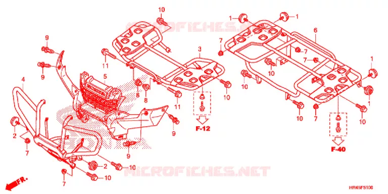 SUPPORT Honda ATV 520 FOURTRAX 2021  TRX520FM2M