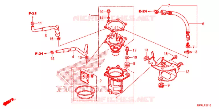 POMPE A ESSENCE Honda MOTO 1300 VT 2020  VT1300CXAL