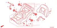 SELLE pour Honda GL 1800 GOLD WING ABS NAVI de 2015