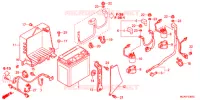BATTERIE pour Honda GL 1800 GOLD WING ABS ROUGE de 2015