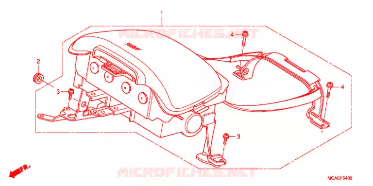 MODULE AIRBAG Honda MOTO 1800 GOLD-WING 2016  GL1800F