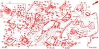 COUVERCLE (GL1800C/D/E/F/G/H) pour Honda GL 1800 GOLD WING ABS NAVI AIRBAG RED de 2015