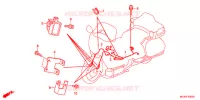 FAISCEAU D'AIRBAG pour Honda GL 1800 GOLD WING ABS NAVI AIRBAG RED de 2015