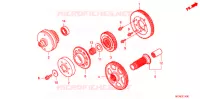 TRANSMISSION PRIMAIRE pour Honda GL 1800 GOLD WING ABS de 2015