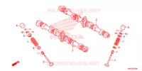 ARBRE A CAMES   SOUPAPE pour Honda CB 1100 EX ABS de 2014