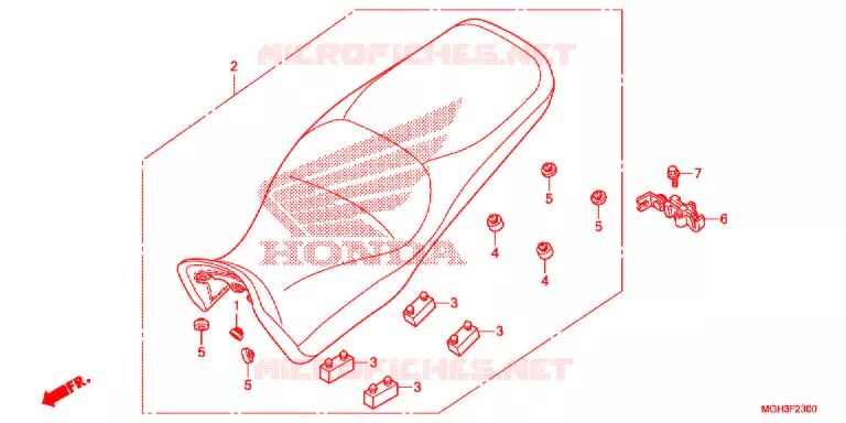 SELLE Honda MOTO 1200 CROSSTOURER 2012  VFR1200XDC