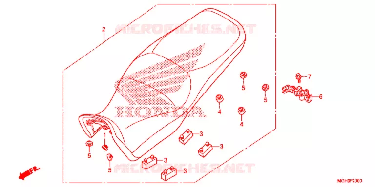 SELLE Honda MOTO 1200 CROSSTOURER 2012  VFR1200XDC