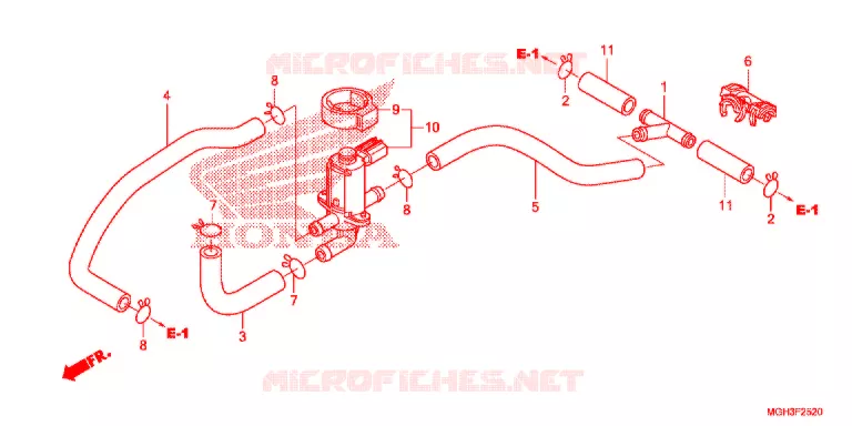 VALVE DE COMMANDE D'INJECTION D'AIR Honda MOTO 1200 CROSSTOURER 2013  VFR1200XDD