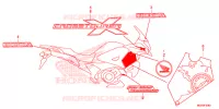 MARQUE/EMBLEME (2ED,2F,2RU,3E) pour Honda CROSSTOURER 1200 BLACK de 2013