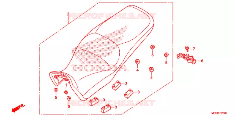 SELLE Honda MOTO 1200 CROSSTOURER 2014  VFR1200XDLE