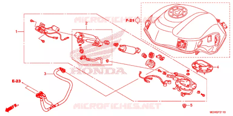 POMPE A ESSENCE Honda MOTO 1200 CROSSTOURER 2016  VFR1200XG