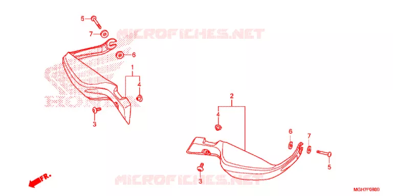 PROTEGES MAINS Honda MOTO 1200 CROSSTOURER 2016  VFR1200XF