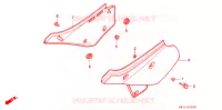 COUVERCLES LATERAUX pour Honda XR 600 R de 1993