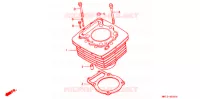 CYLINDRE pour Honda XR 600 R de 1993